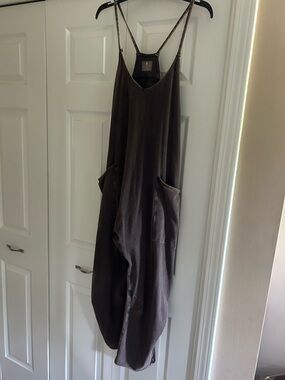 FP Movement by Free People Chocolate Brown Slip Jumpsuit